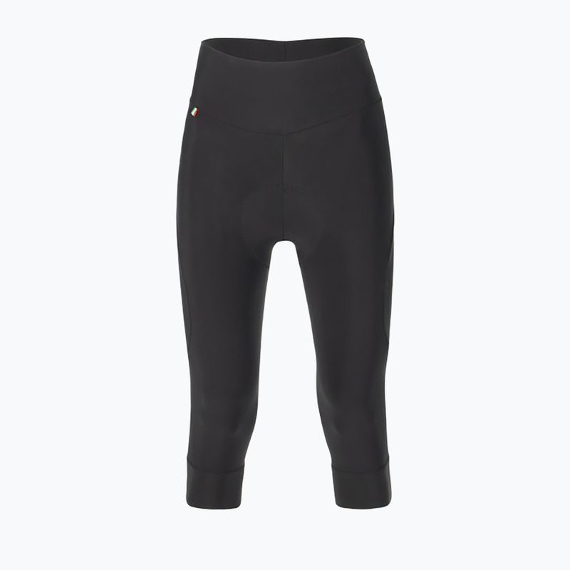 Pantaloni scurți de ciclism pentru femei Santini Alba 3/4 negru 2S134GILALBANES