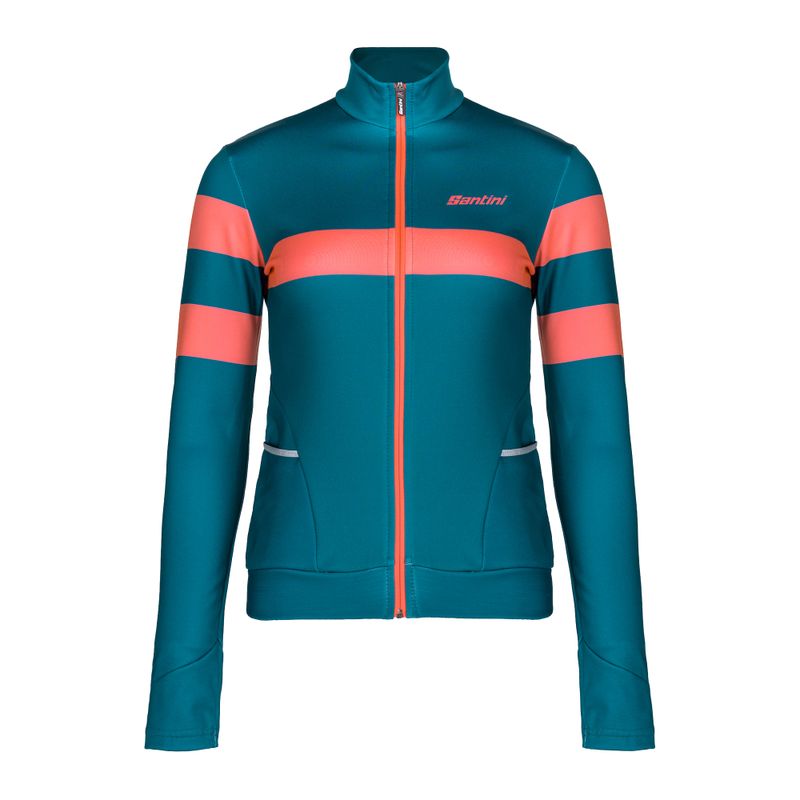 Jachetă de ciclism pentru femei Santini Coral Bengal, verde, 2W216175CORALBENGTE