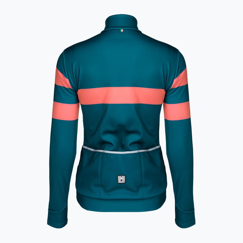 Jachetă de ciclism pentru femei Santini Coral Bengal, verde, 2W216175CORALBENGTE 2