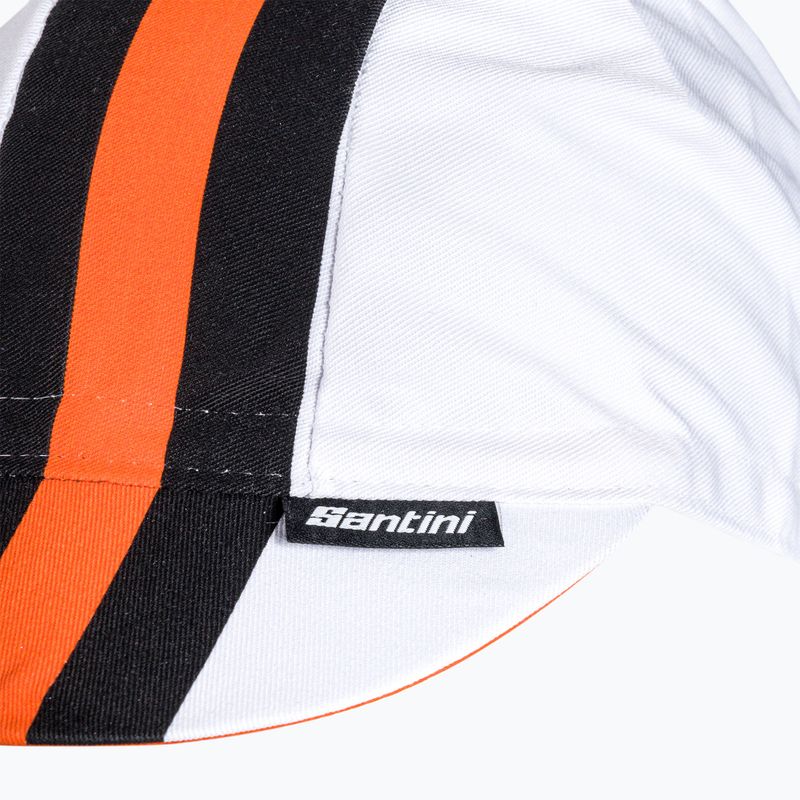 Santini Bengal șapcă de ciclism alb 2S460COTBENGBIUNI 7