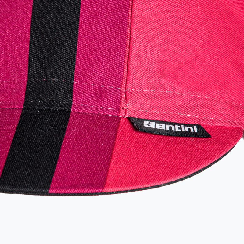 Santini Bengal șapcă de ciclism roșu 2S460COTBENGRSUNI 7