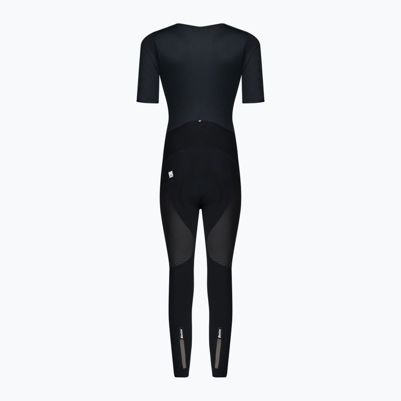 Combinezon de bicicletă pentru bărbați Santini Vega Dry Bib Tights negru 3W1180C3VEGADRY 2