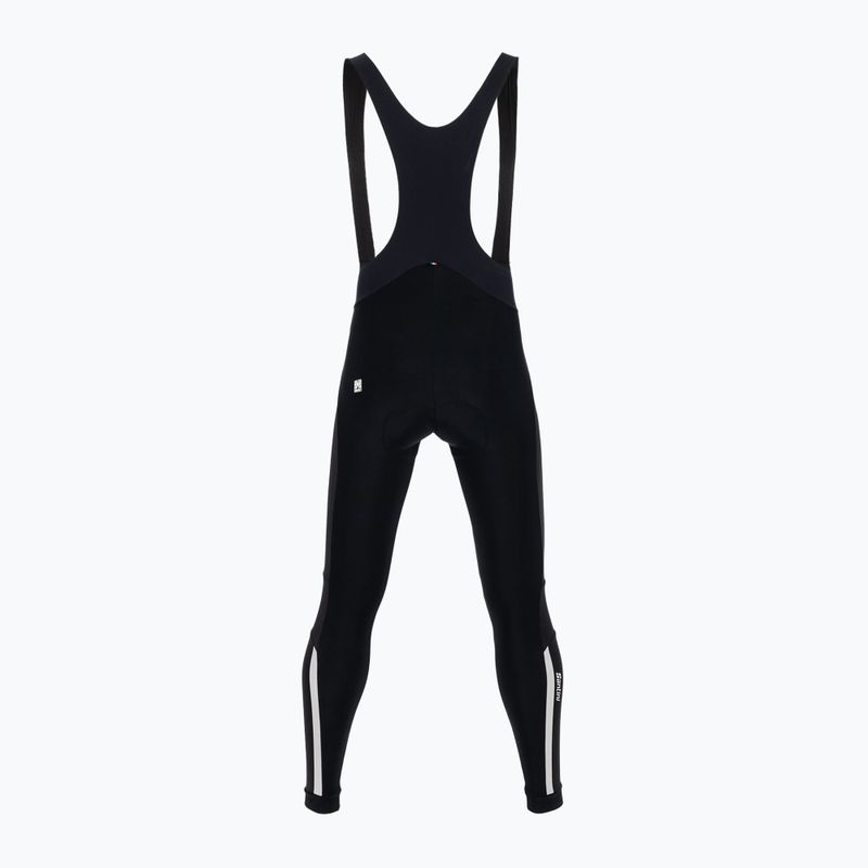 Pantaloni de ciclism pentru bărbați Santini Guarn Nimbus Bib Tights negri 3W1190GITGUARDNIMB 2