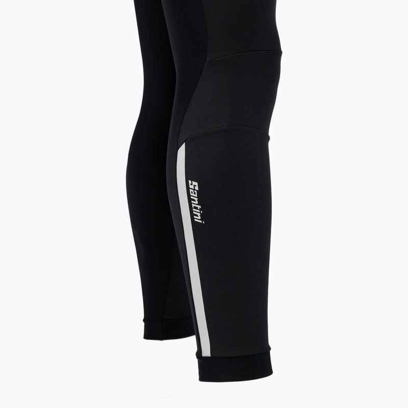 Pantaloni de ciclism pentru bărbați Santini Guarn Nimbus Bib Tights negri 3W1190GITGUARDNIMB 4