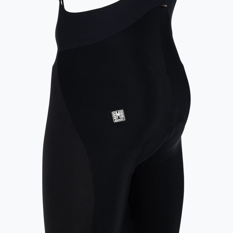 Pantaloni de ciclism pentru bărbați Santini Guarn Nimbus Bib Tights negri 3W1190GITGUARDNIMB 5