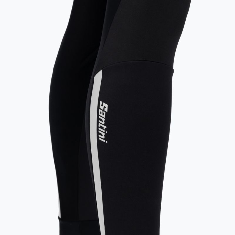 Pantaloni de ciclism pentru femei Santini Guarn Nimbus Bib Tights negri 3W1182GILGUARDNIMB 3