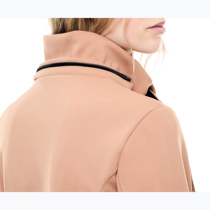 Combinezon de schi pentru femei EA7 Emporio Armani Pure Softshell Jumpsuit mocha mousse 4