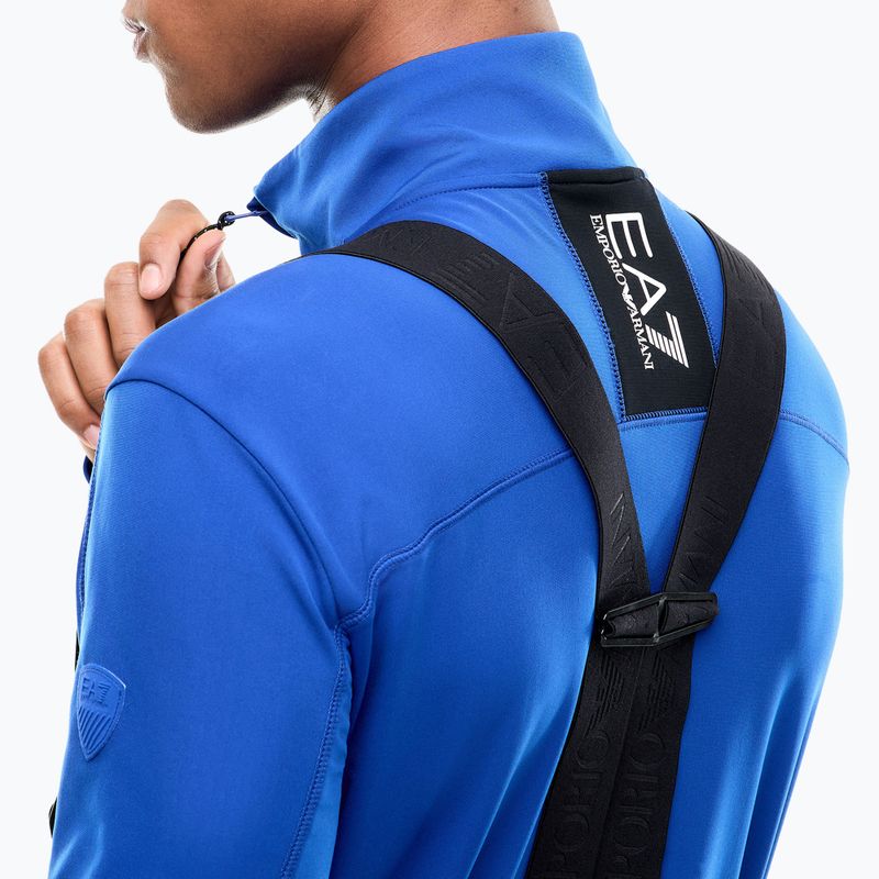 Bluză pentru bărbați de schi EA7 Emporio Armani Pure Powerstretch T-Top Half Zip new royal 5