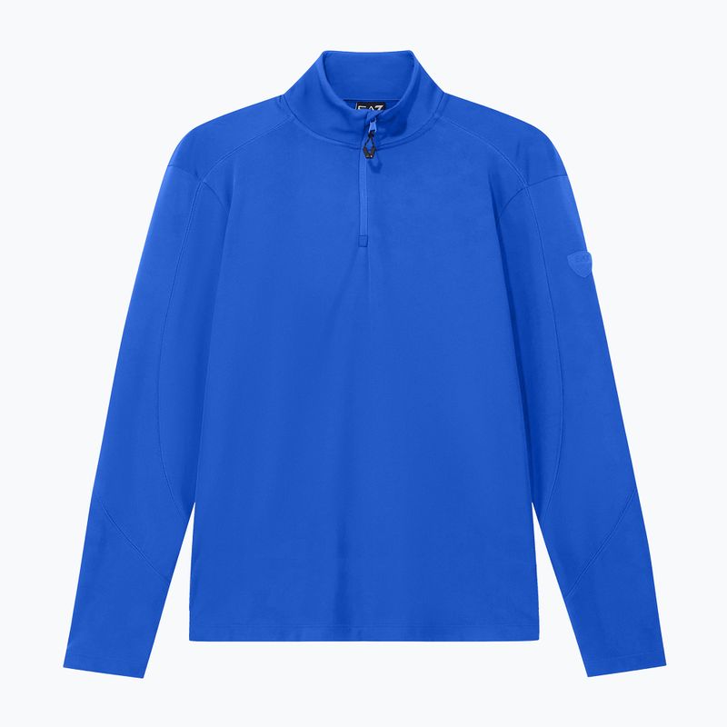 Bluză pentru bărbați de schi EA7 Emporio Armani Pure Powerstretch T-Top Half Zip new royal 6