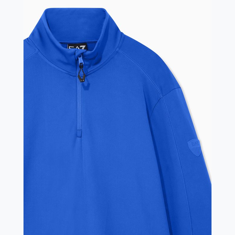 Bluză pentru bărbați de schi EA7 Emporio Armani Pure Powerstretch T-Top Half Zip new royal 8