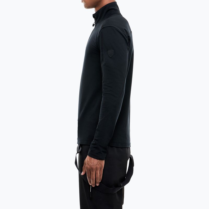 Bluză pentru bărbați de schi EA7 Emporio Armani Pure Powerstretch T-Top Half Zip black 4