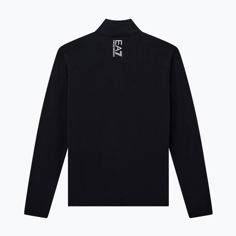 Bluză pentru bărbați de schi EA7 Emporio Armani Pure Powerstretch T-Top Half Zip black 7