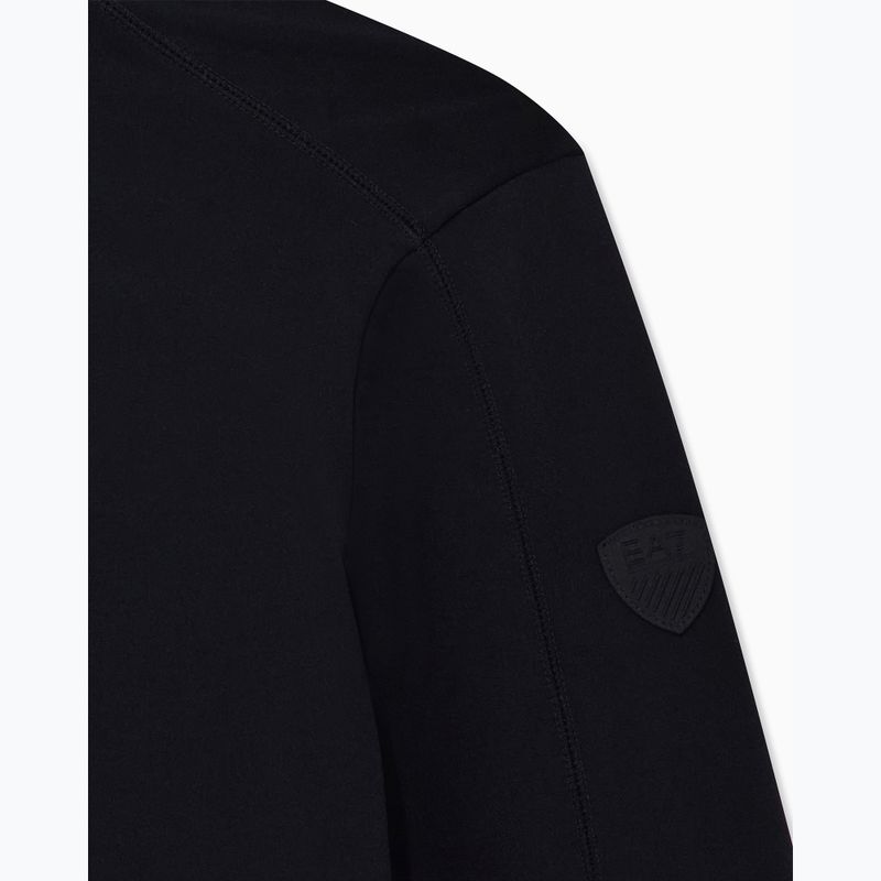 Bluză pentru bărbați de schi EA7 Emporio Armani Pure Powerstretch T-Top Half Zip black 8