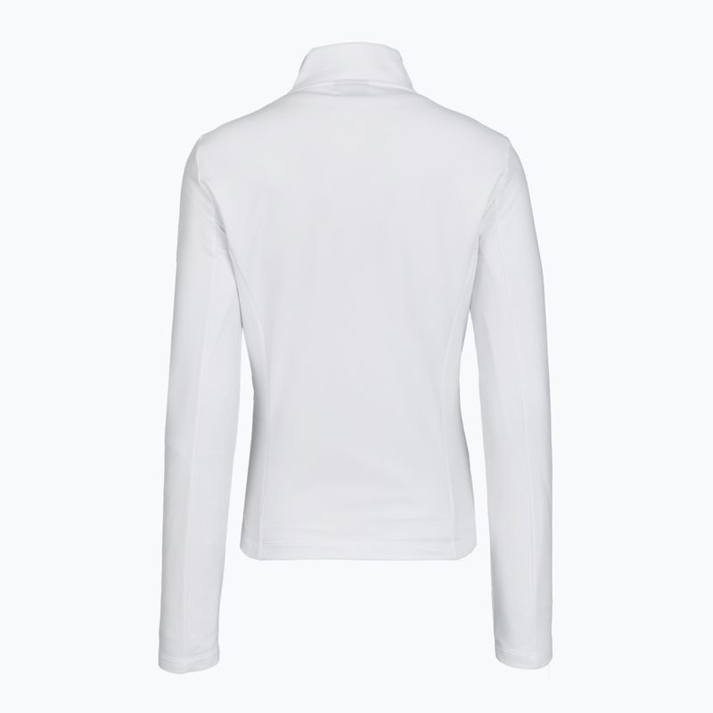 Bluză de schi pentru femei EA7 Emporio Armani Pure Powerstretch T-Top Half Zip white 2