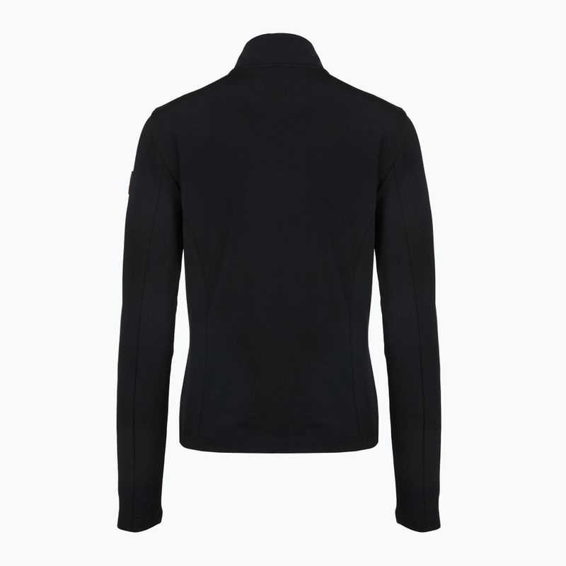 Bluză de schi pentru femei EA7 Emporio Armani Pure Powerstretch T-Top Half Zip black 2