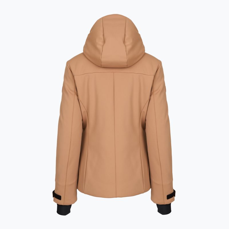 Geacă de schi pentru femei EA7 Emporio Armani Pure Softshell mocha mousse 2