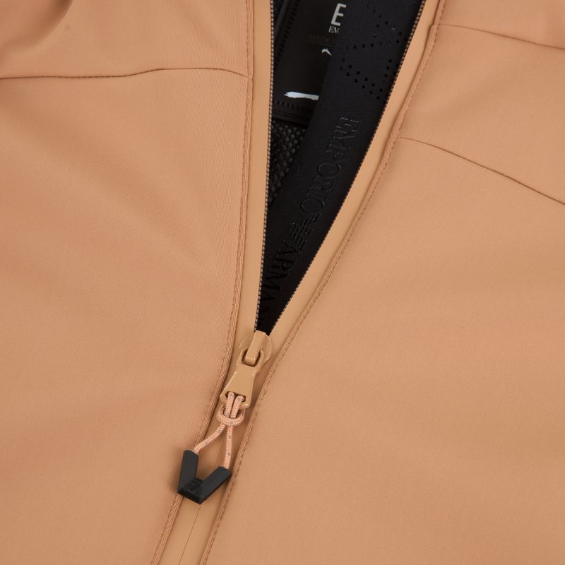 Geacă de schi pentru femei EA7 Emporio Armani Pure Softshell mocha mousse 4