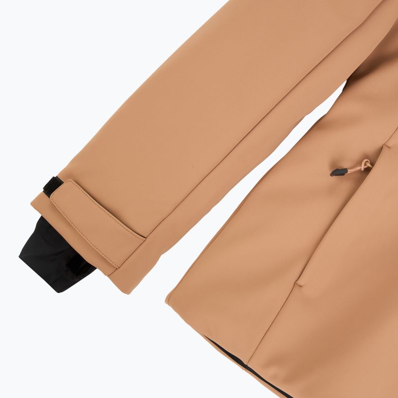 Geacă de schi pentru femei EA7 Emporio Armani Pure Softshell mocha mousse 5