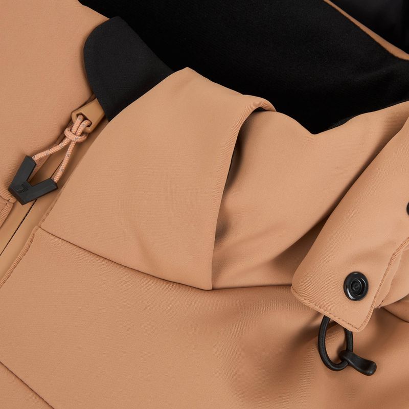 Geacă de schi pentru femei EA7 Emporio Armani Pure Softshell mocha mousse 7
