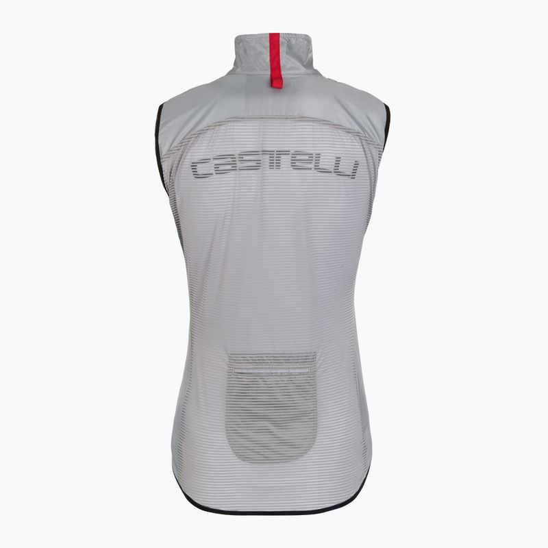 Vestă de ciclism pentru femei Castelli Aria W silver gray 2