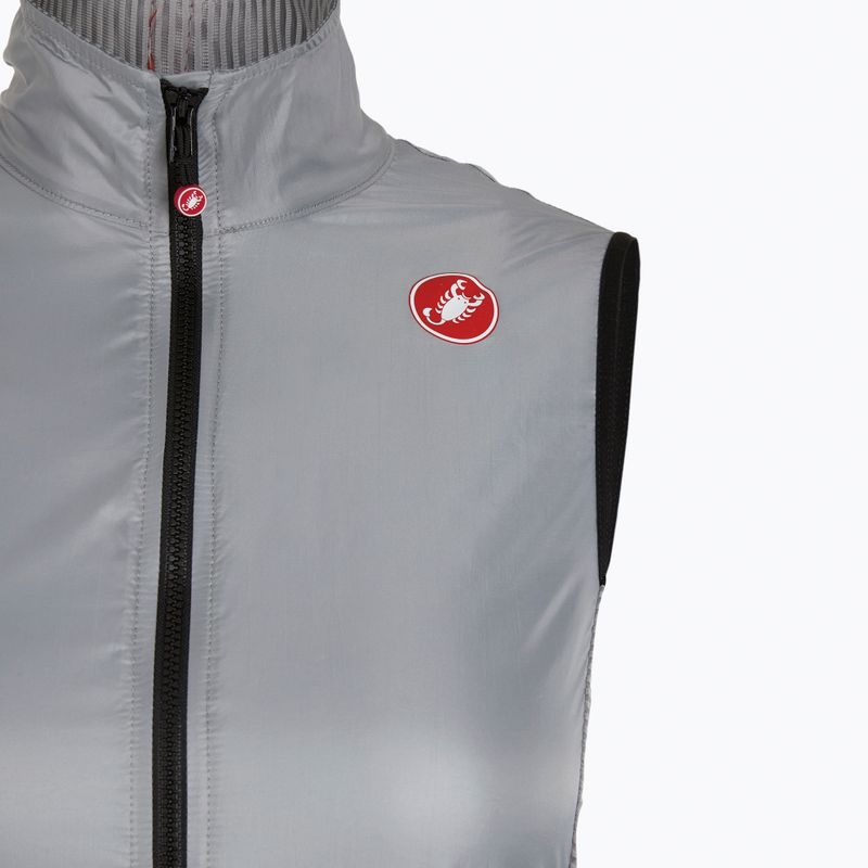 Vestă de ciclism pentru femei Castelli Aria W silver gray 3
