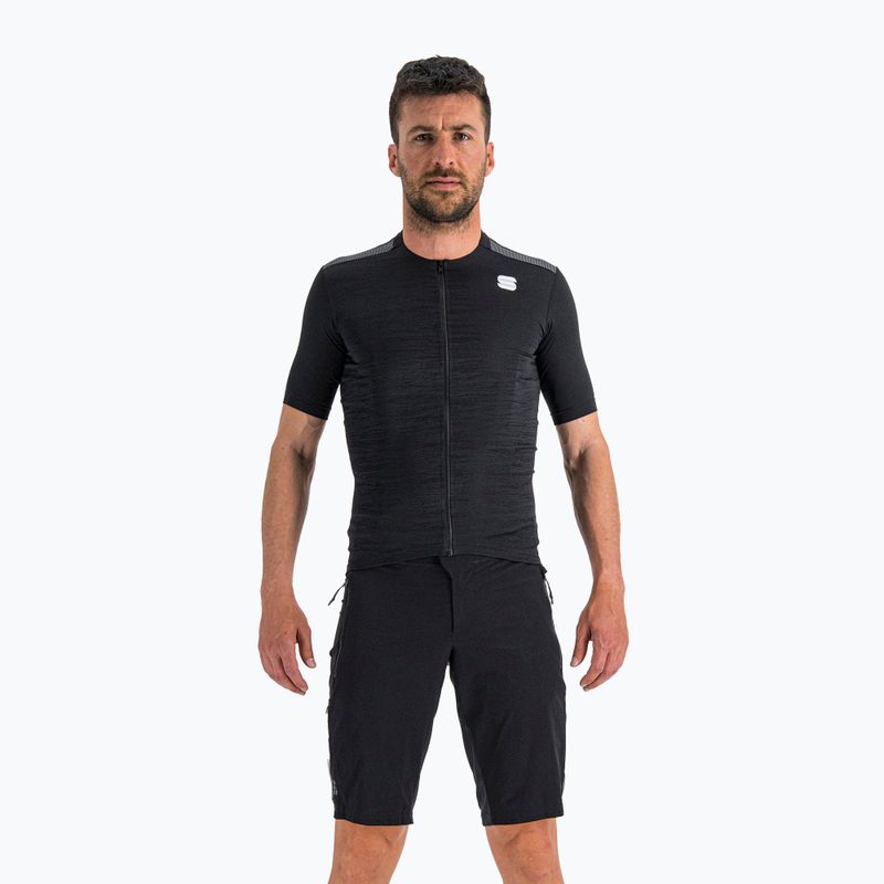 Pantaloni scurți de ciclism Sportful Supergiara Overshort pentru bărbați negru 1120507.002