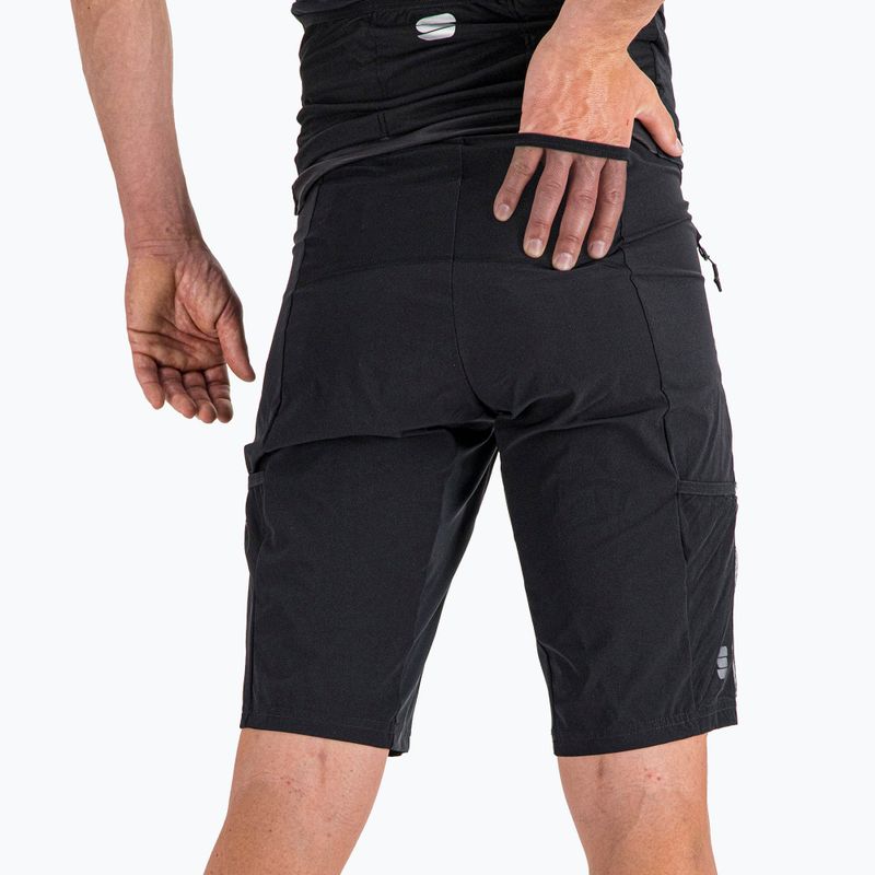 Pantaloni scurți de ciclism Sportful Supergiara Overshort pentru bărbați negru 1120507.002 3