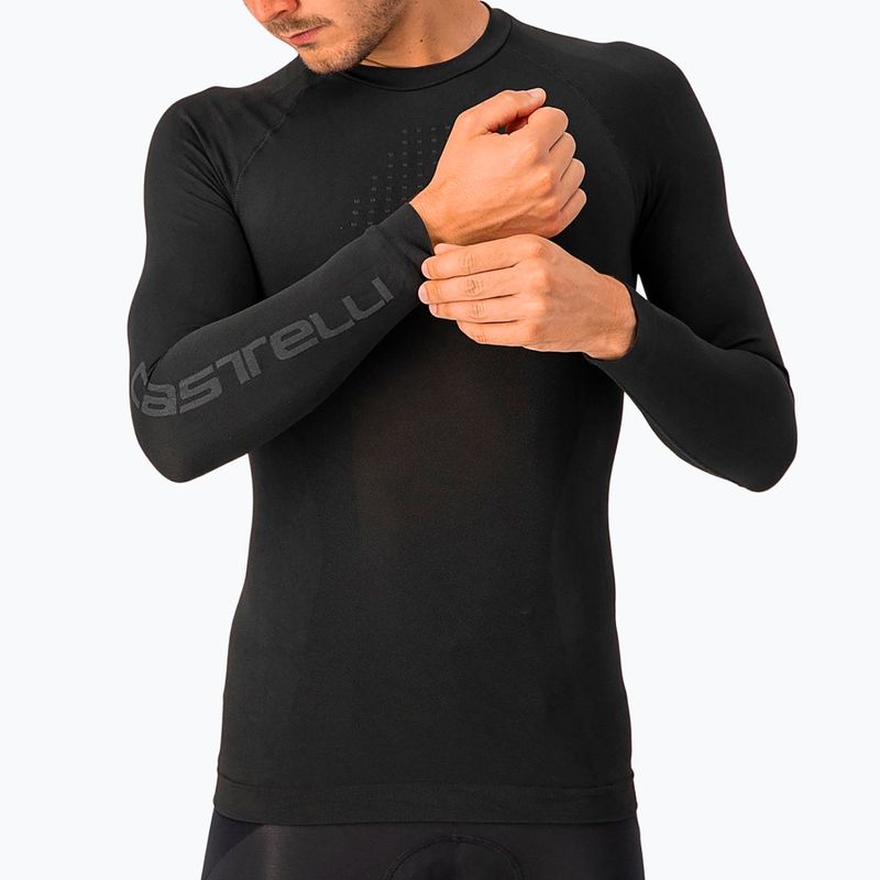 Longsleeve de antrenament pentru bărbați Castelli Core Seamless Base Layer black 3