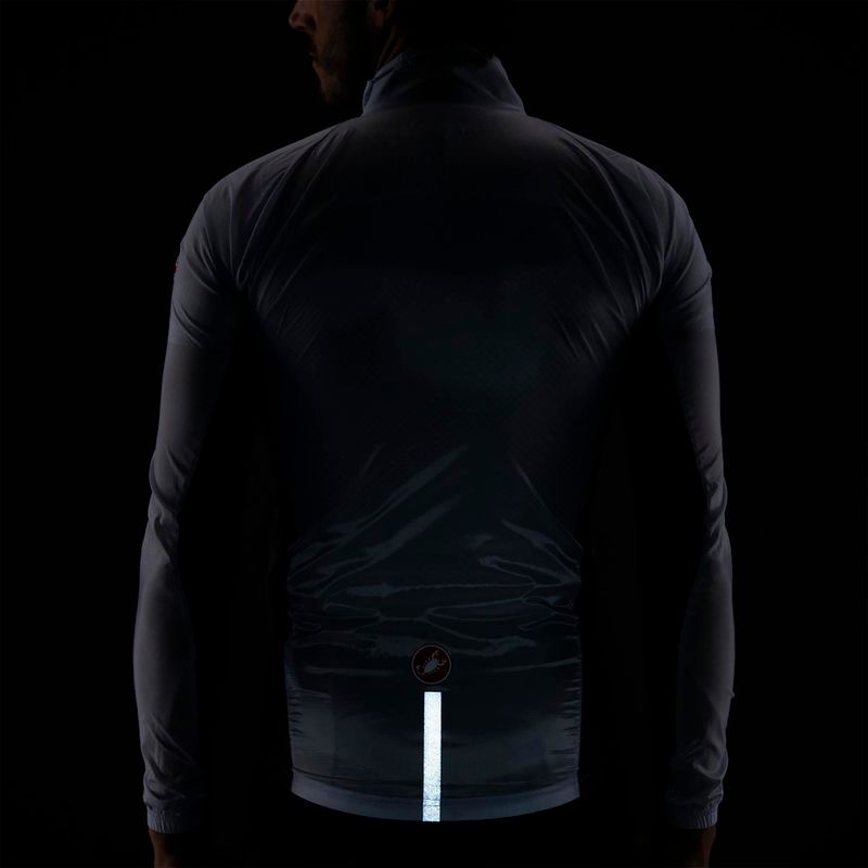 Jachetă de ciclism pentru bărbați Castelli Squadra Stretch light black/dark gray 5