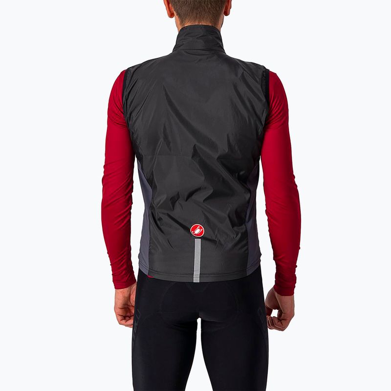 Vestă de siguranță pentru bărbați Castelli Squadra Stretch light black/dark gray 2