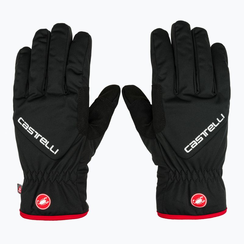 Mănuși de ciclism pentru bărbați Castelli Entrata Thermal black 2
