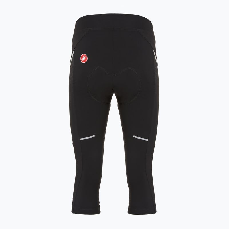 Pantaloni scurți de ciclism pentru femei Castelli Velocissima 3 Knicker W black/silver 2