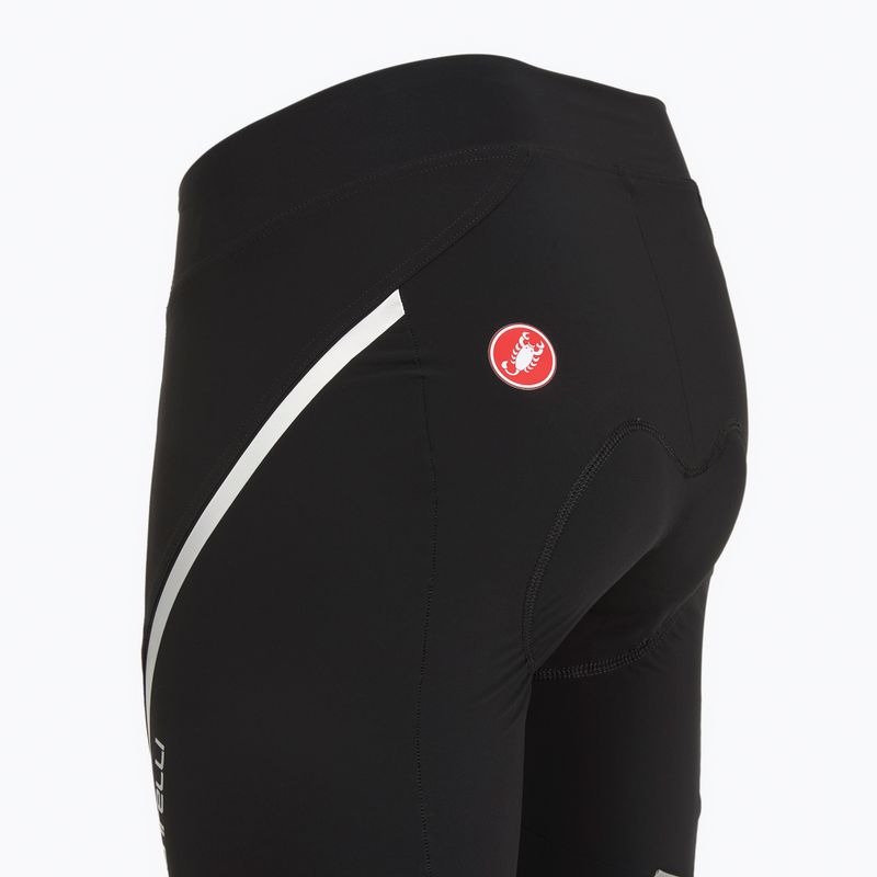 Pantaloni scurți de ciclism pentru femei Castelli Velocissima 3 Knicker W black/silver 4