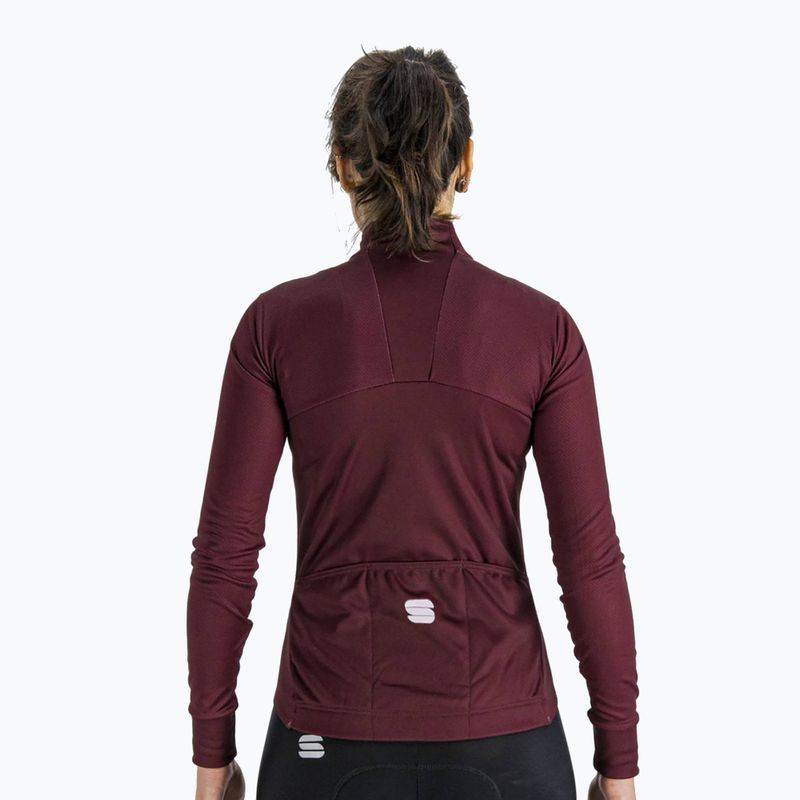 Tricou de ciclism pentru femei Sportful Kelly Thermal Jersey roșu 1120530.605 2