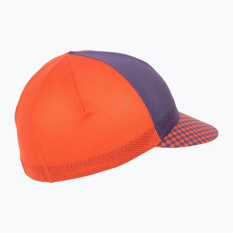 Sportful Checkmate Șapcă pentru cască de ciclism portocalie și mov 1123038.117 2