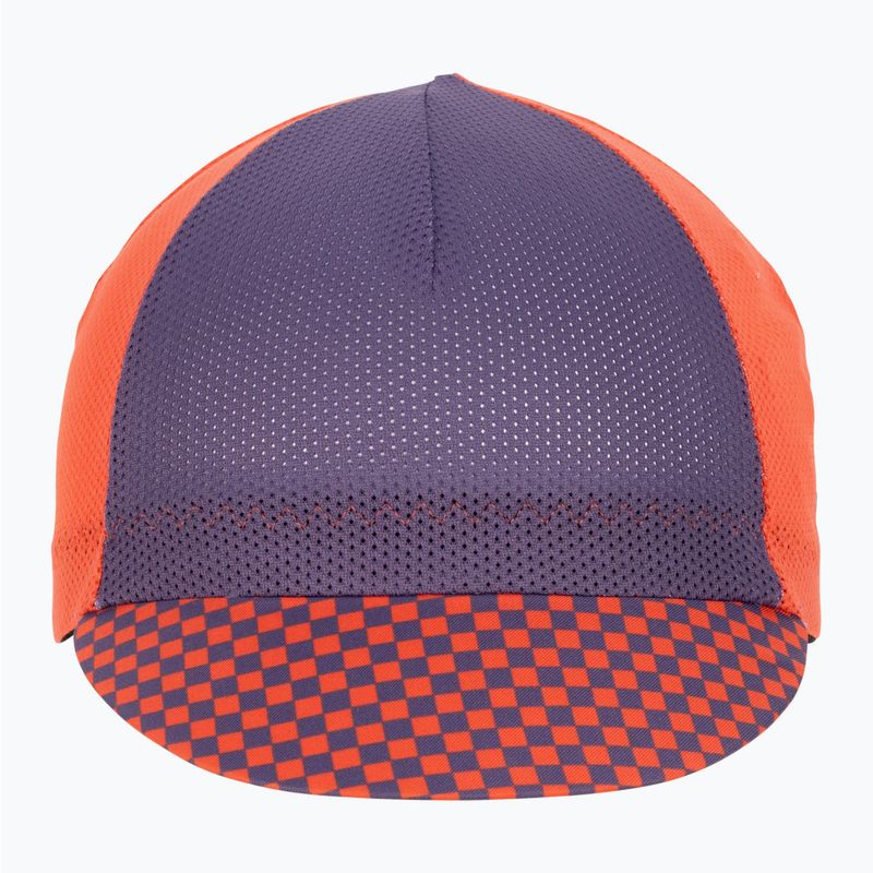 Sportful Checkmate Șapcă pentru cască de ciclism portocalie și mov 1123038.117 4