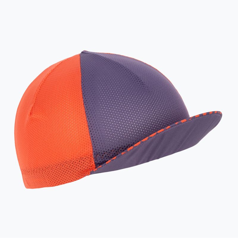 Sportful Checkmate Șapcă pentru cască de ciclism portocalie și mov 1123038.117 5