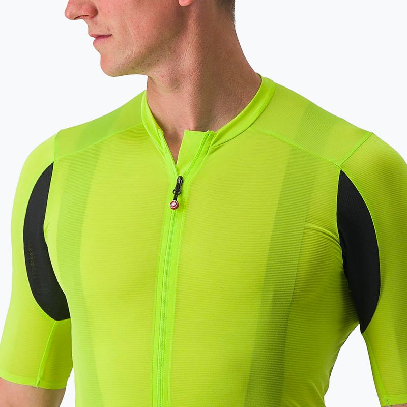 Tricou de ciclism pentru bărbați Castelli Superleggera 3 electric lime 3