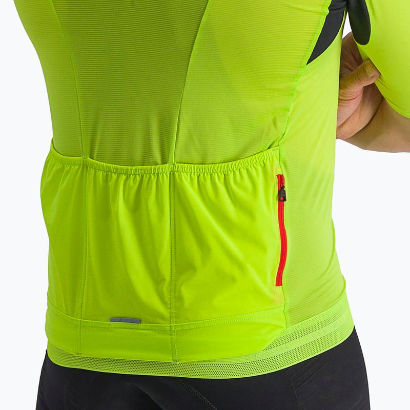 Tricou de ciclism pentru bărbați Castelli Superleggera 3 electric lime 5