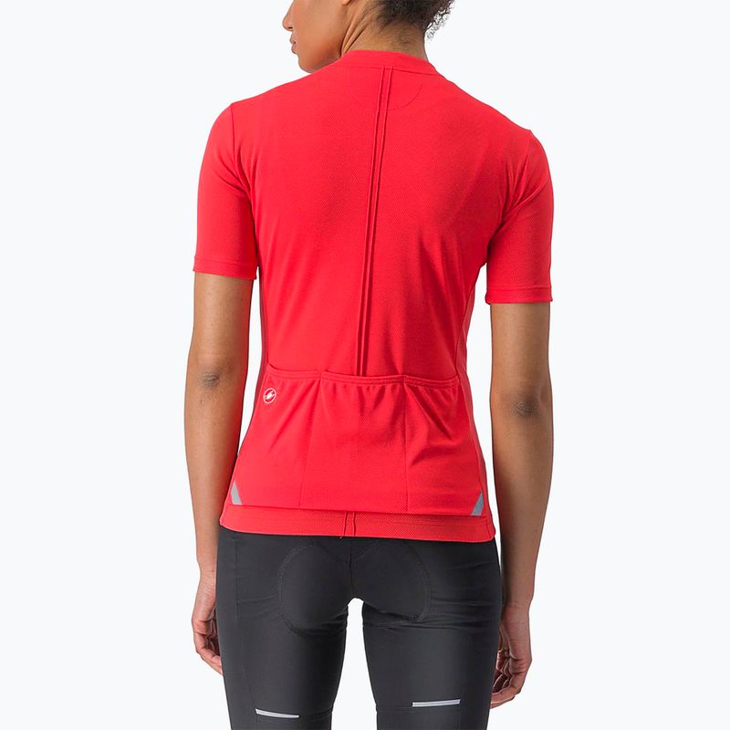Tricou de ciclism pentru femei Castelli Anima 4 hibiscus 2