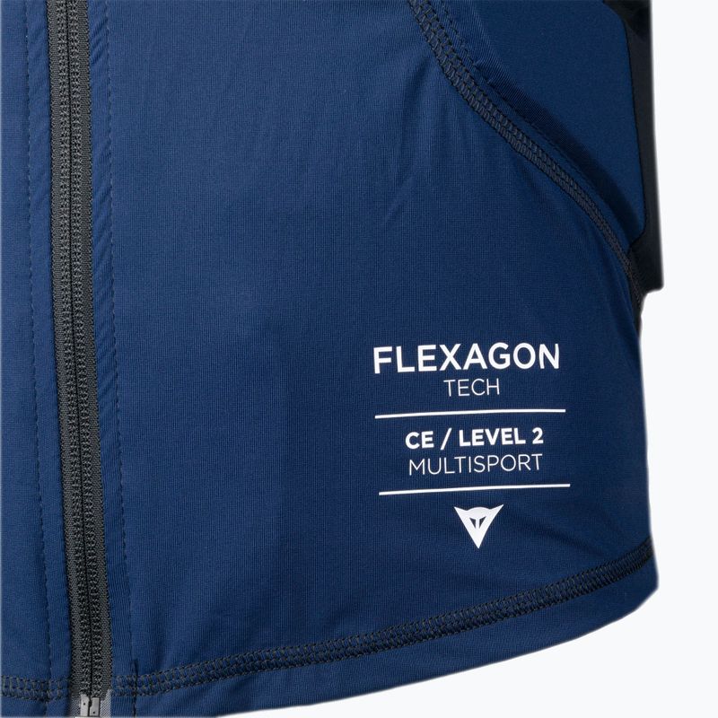 Vesta de protecție pentru bărbați Dainese Flexagon Waistcoat black iris/stretch limo 3