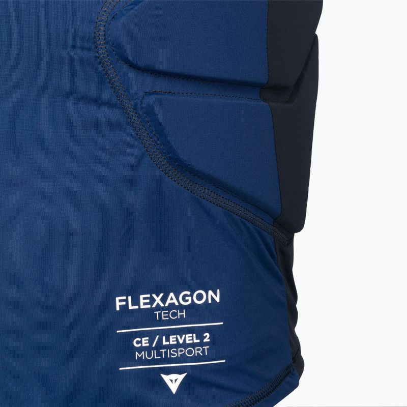 Vesta de protecție pentru bărbați Dainese Flexagon Waistcoat black iris/stretch limo 6