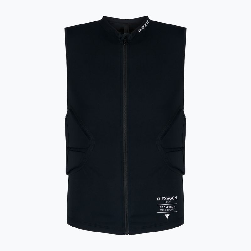 Vesta de protecție pentru bărbați Dainese Flexagon Waistcoat stretch limo/stretch limo