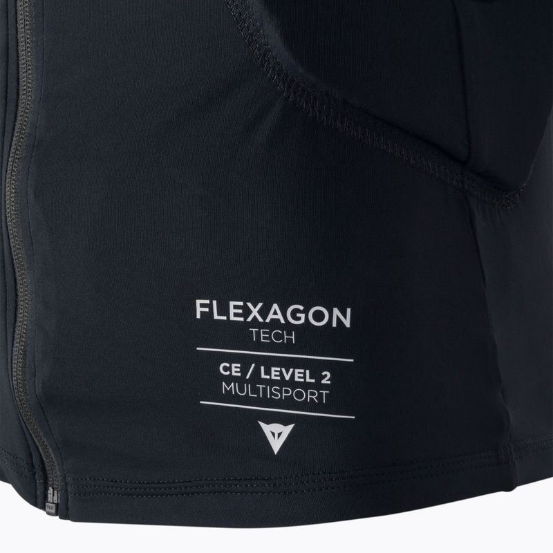 Vesta de protecție pentru bărbați Dainese Flexagon Waistcoat stretch limo/stretch limo 3