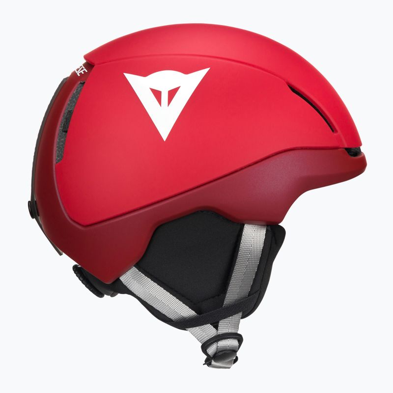 Căști de schi pentru copii Dainese Scarabeo Elemento metallic red/white logo 4