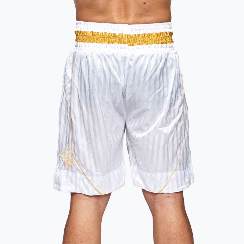 Pantaloni scurți de antrenament LEONE 1947 Premium white 2