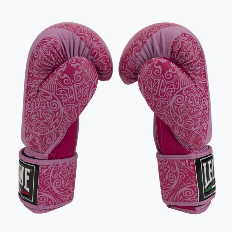 Mănuși de box Leone Maori roz GN070 4