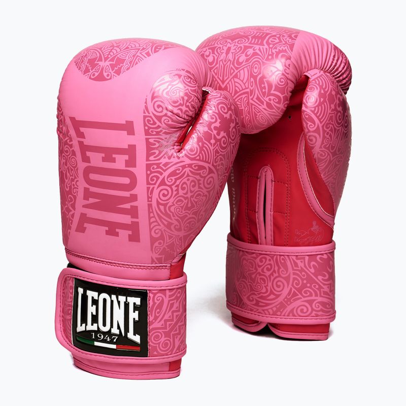 Mănuși de box Leone Maori roz GN070 7