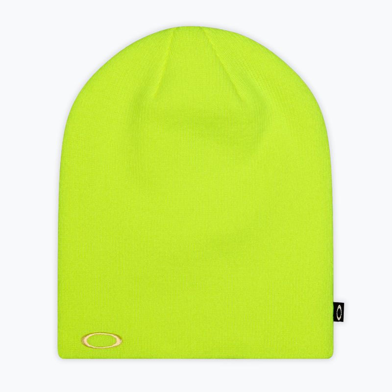 Căciulă de iarnă Oakley Fine Knit neon yellow
