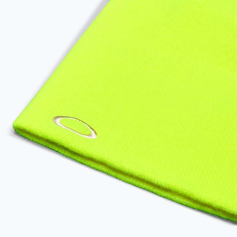 Căciulă de iarnă Oakley Fine Knit neon yellow 3